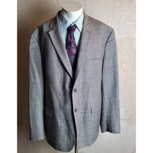 JB Britches Loro Piana Silk Air Blazer Mens 48 R Tan Wool Cashmere Silk Jacket